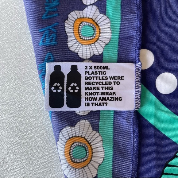 Vibrant Floral Square Scarf - Picture 3 of 5